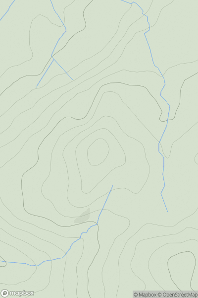 Thumbnail image for A' Chruach [Knapdale and Kintyre] [NR712246] showing contour plot for surrounding peak